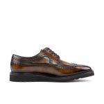 Willis Longwing Bluchers 39 Longwing Blucher, hand painted patina with running shoe soul