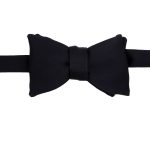 Carbon Black Baraetha Silk Classic Bow Tie 5 Classic Black Silk Bowtie