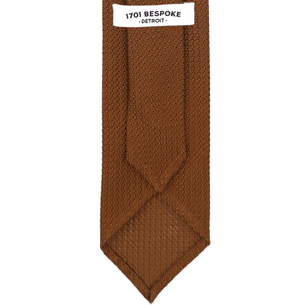 Light Brown Grenadine Neck Tie - Image 3