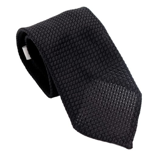 Black grenadine Tie