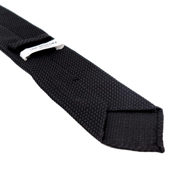 Black Grenadine Neck Tie 3 Black Grenadine Neck Tie - Image 2