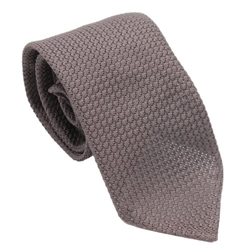 silver grenadine tie