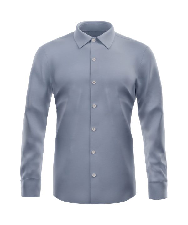 Light Blue Stretch Dress Shirt 3 Light Blue Stretch Dress Shirt - Image 2