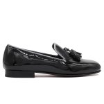 Patent Leather Tuxedo Loafer