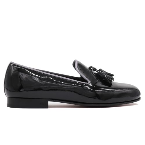 Patent Leather Tuxedo Loafer