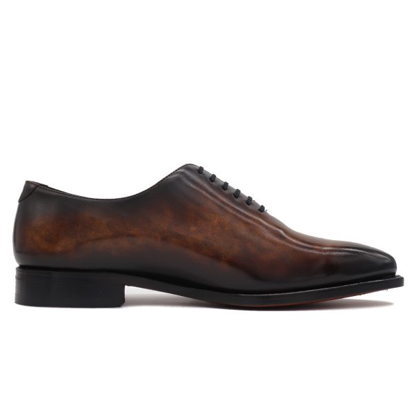 Cass Whole Cut Shoe 1 Whole cut hand-painted patina shoe