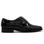 Cass Whole Cut Patent Leather Tuxedo Shoe 27 whole cut tux 1 1