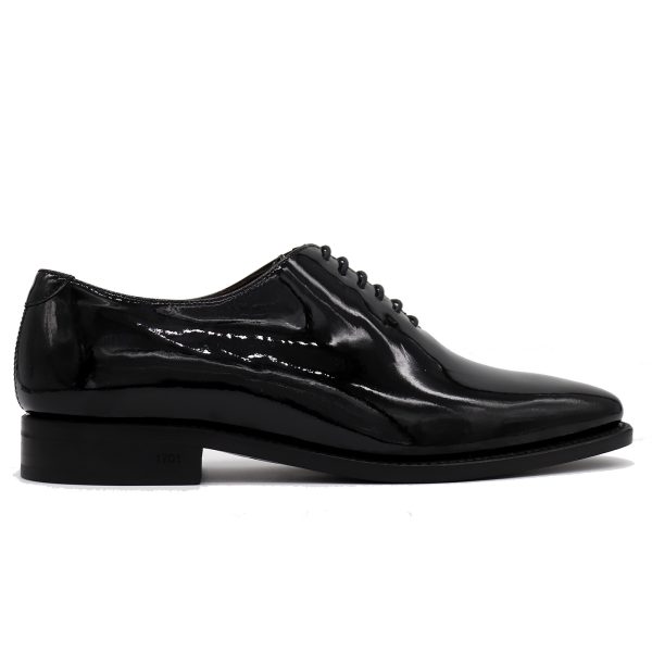 Cass Whole Cut Patent Leather Tuxedo Shoe 1 Cass Whole Cut Patent Leather Tuxedo Shoe